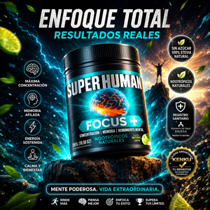 SUPER HUMAN FOCUS+ | Potencia tu mente y alcanza tu máximo rendimiento